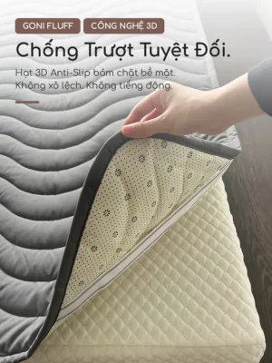 Tấm bảo vệ nệm chống thấm Goni Fluff - Ảnh 5