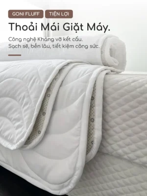 Tấm bảo vệ nệm chống thấm Goni Fluff - Ảnh 6
