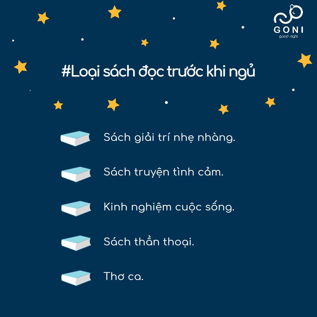Tips Ngủ Sảng Khoái #3 - Loại sách đọc trước khi ngủ 2 mot-so-the-loai-sach-doc-truoc-khi-ngu