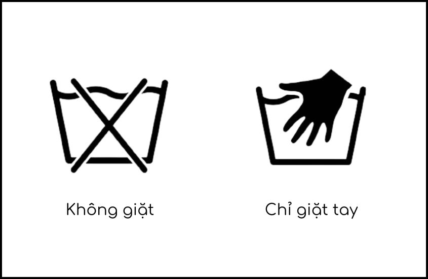 Ký hiệu giặt trên chăn ga gối nệm