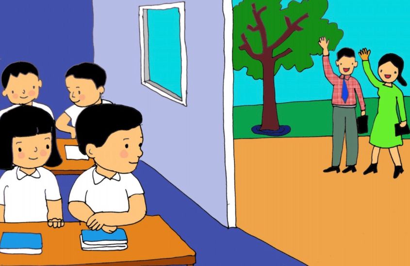 Cảm nhận về bài thơ Bé vào lớp Một