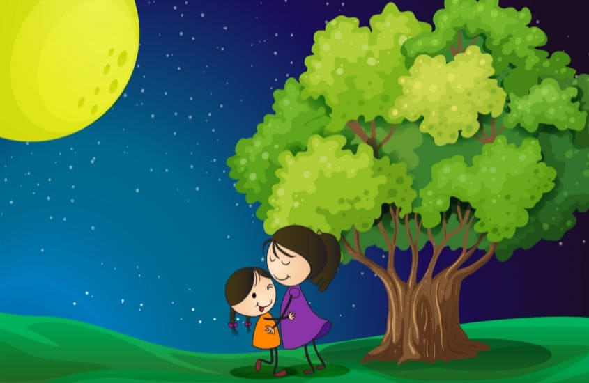 Cảm nhận về bài thơ Bé yêu Trăng