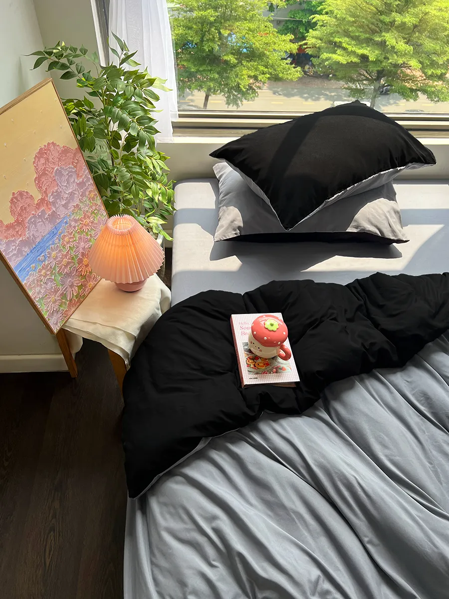 Gối nằm Goni Chill Đen Xám
