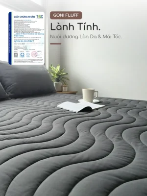 Tấm bảo vệ nệm chống thấm Goni Fluff - Ảnh 4