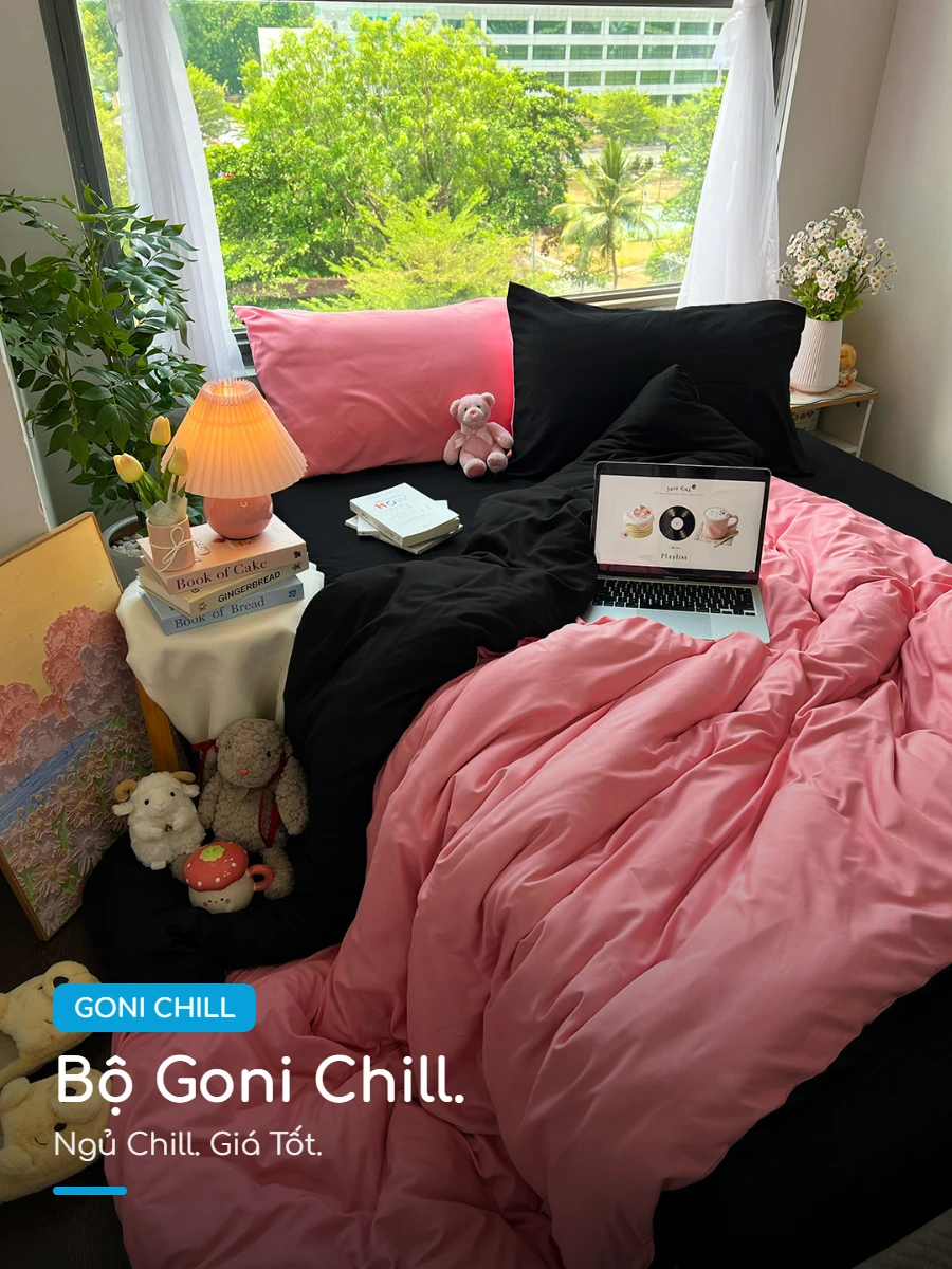 Goni Chill Hồng Đen Trọn Bộ