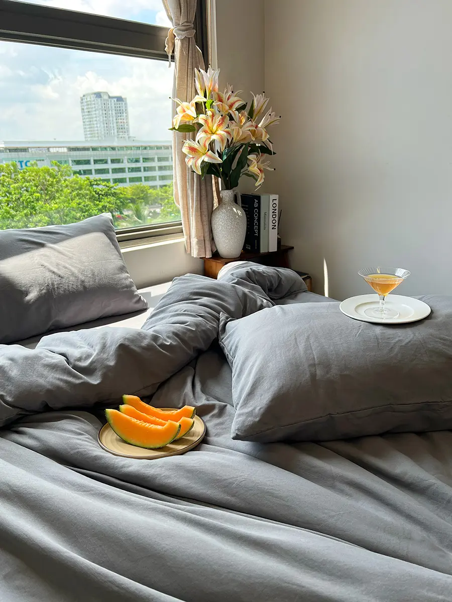Gối nằm Goni Fresh Xám