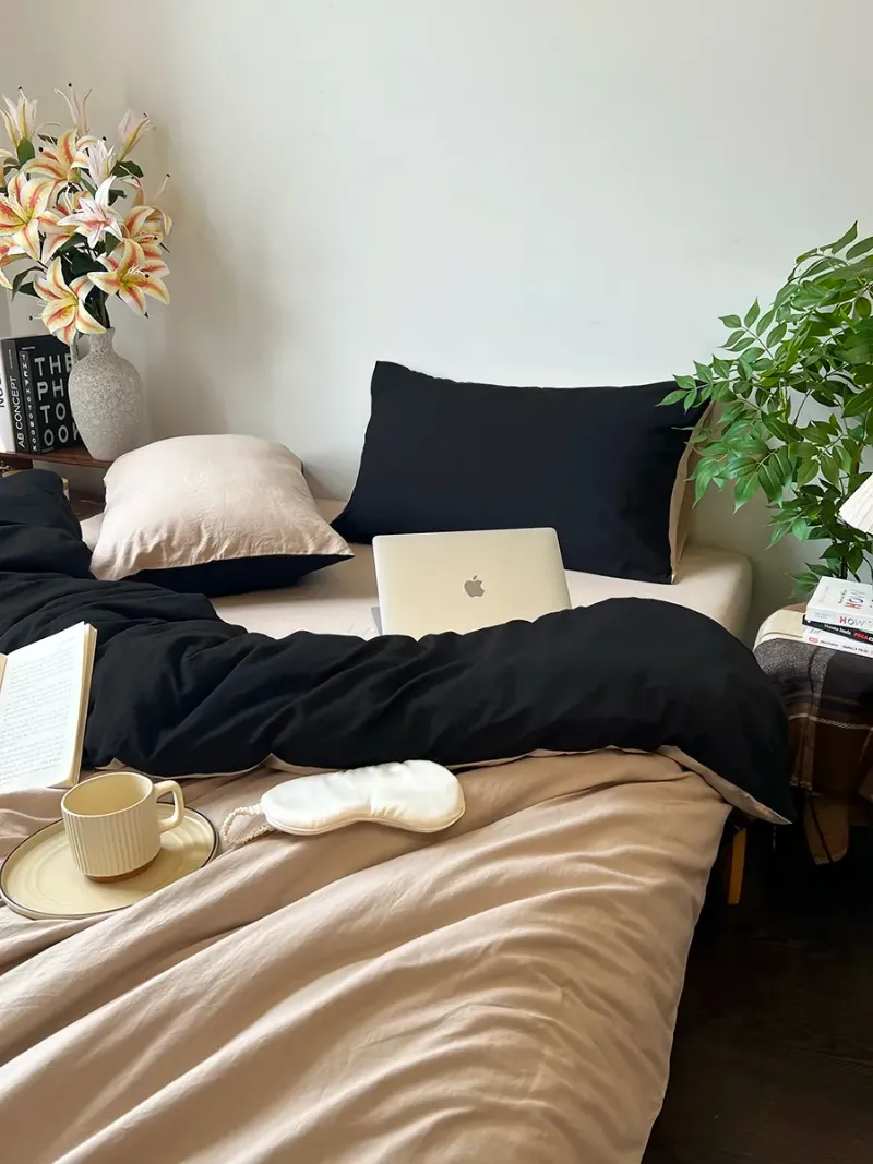 Gối nằm Goni Fresh Đen Beige