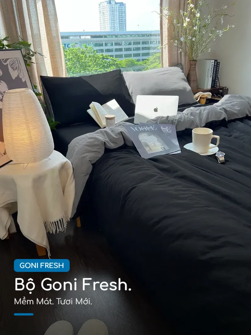 Goni Fresh Xám Đen Trọn Bộ