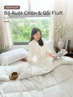 Alternative view of Bộ ruột chăn gối Goni Fluff