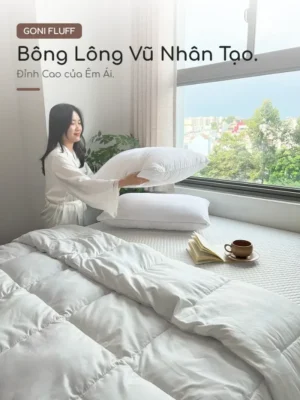 Bộ ruột chăn gối Goni Fluff - Ảnh 5