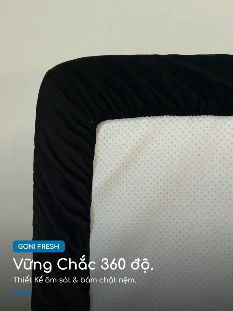 Ga (drap) giường Goni Fresh 51 Bề mặt ga luôn phẳng phiu, gọn gàng