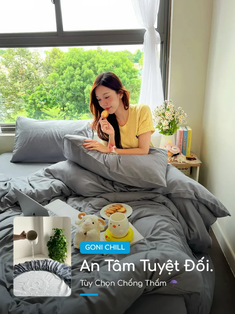 Ga giường chống thấm Goni Chill
